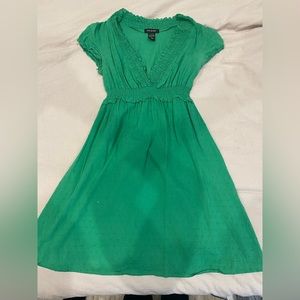 Small green mini sundress